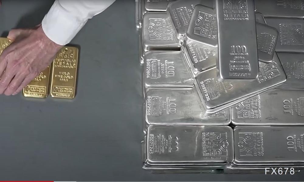 银价三连跌后反弹	，美超预期CPI成拦路虎